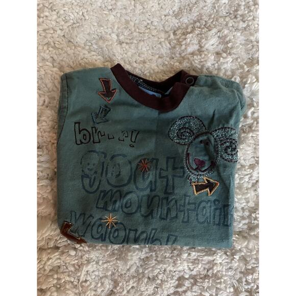 Gagou Tagou sz. 9 month long sleeved tee. Adorable, great quality - Picture 4 of 8